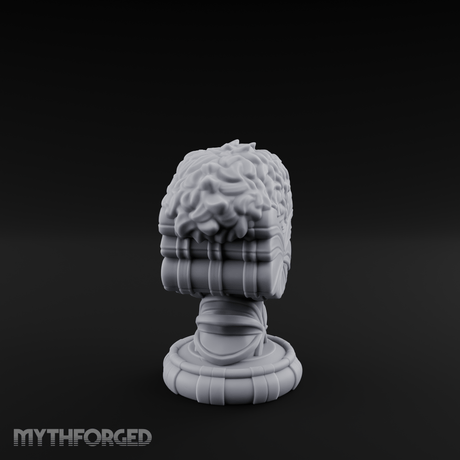 Marble-Crested Garden Urn Miniature for Dungeons and Dragons, Pathfinder or other TTRPGs