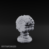 Marble-Crested Garden Urn Miniature for Dungeons and Dragons, Pathfinder or other TTRPGs