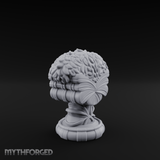 Marble-Crested Garden Urn Miniature for Dungeons and Dragons, Pathfinder or other TTRPGs