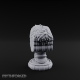 Marble-Crested Garden Urn Miniature for Dungeons and Dragons, Pathfinder or other TTRPGs