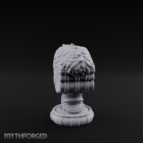 Marble-Crested Garden Urn Miniature for Dungeons and Dragons, Pathfinder or other TTRPGs