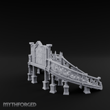 Grand-Arched Ballroom Staircase Miniature for Dungeons and Dragons, Pathfinder or other TTRPGs