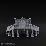 Grand-Arched Ballroom Staircase Miniature for Dungeons and Dragons, Pathfinder or other TTRPGs