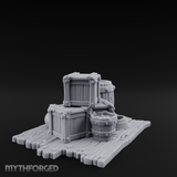 Dock-Side Cargo Crate Collection Miniature for Dungeons and Dragons, Pathfinder or other TTRPGs