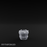 Iron-Banded Wooden Bucket Miniature for Dungeons and Dragons, Pathfinder or other TTRPGs