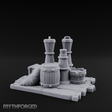 Rope-Cinched Butter Churn Collection Miniature for Dungeons and Dragons, Pathfinder or other TTRPGs