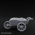 Overflowing Market Cart Miniature for Dungeons and Dragons, Pathfinder or other TTRPGs