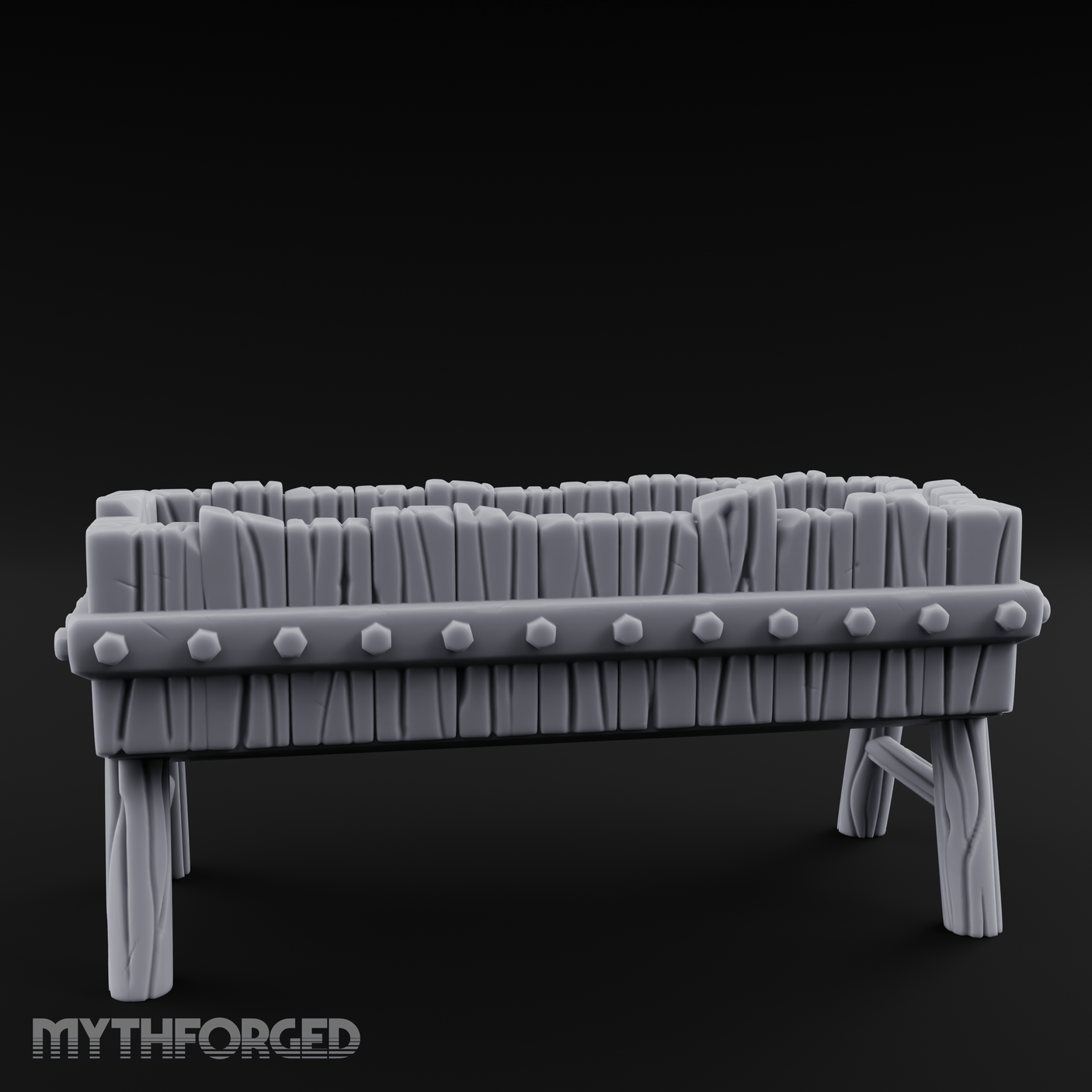 Sturdy Trough Miniature for Dungeons and Dragons, Pathfinder or other TTRPGs