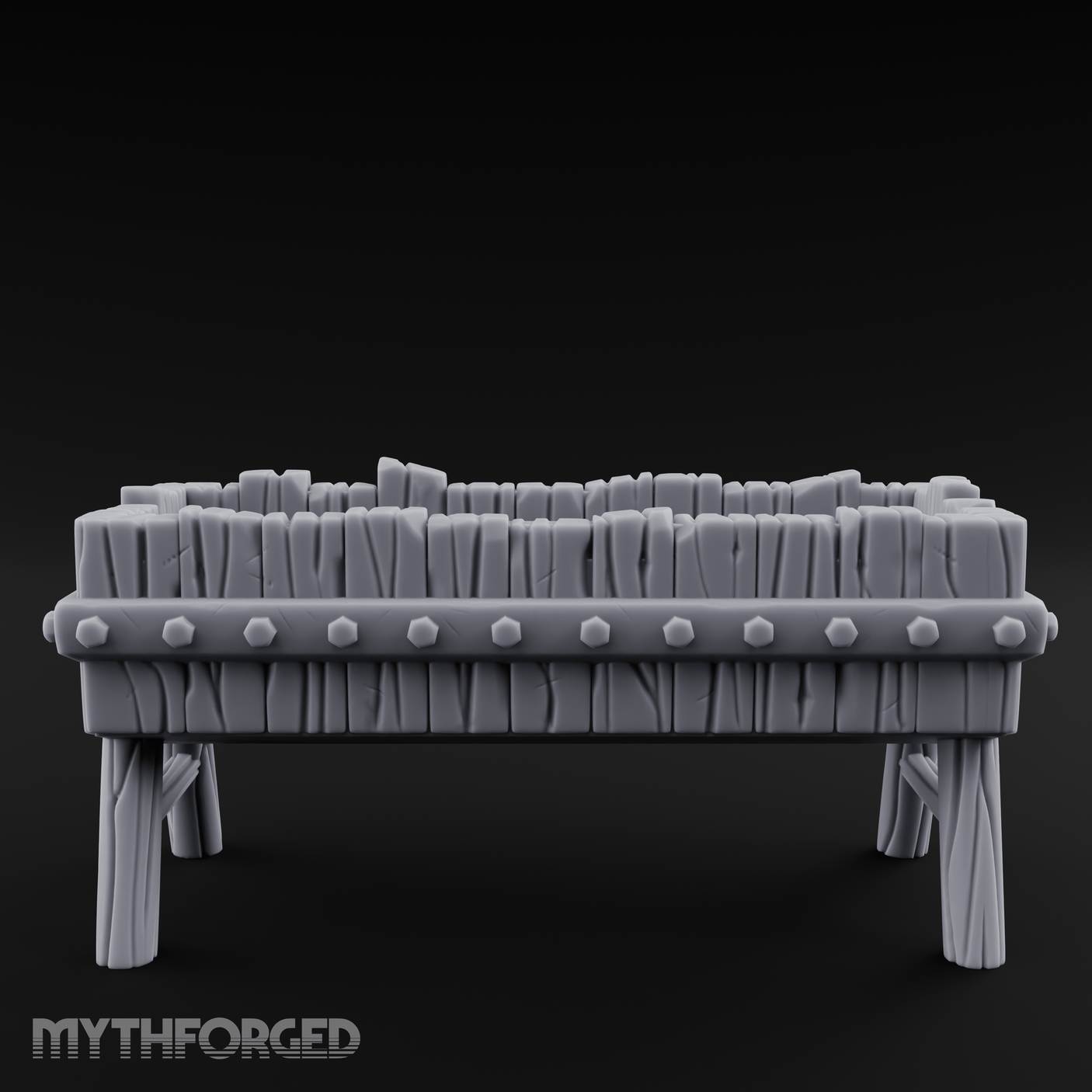 Sturdy Trough Miniature for Dungeons and Dragons, Pathfinder or other TTRPGs