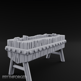 Sturdy Trough Miniature for Dungeons and Dragons, Pathfinder or other TTRPGs