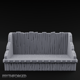 Grain-Filled Livestock Feeder Miniature for Dungeons and Dragons, Pathfinder or other TTRPGs
