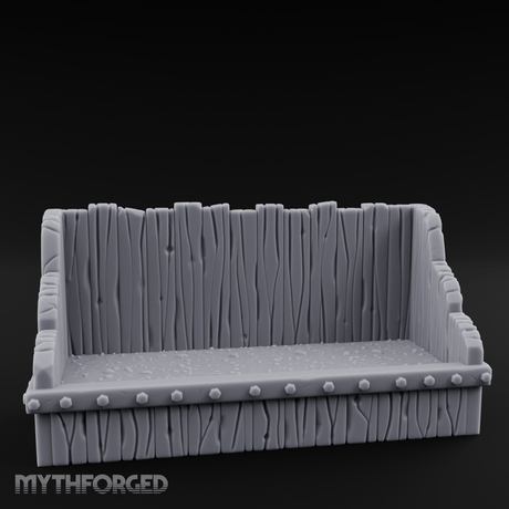 Grain-Filled Livestock Feeder Miniature for Dungeons and Dragons, Pathfinder or other TTRPGs
