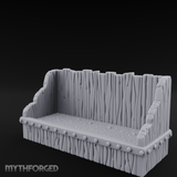 Grain-Filled Livestock Feeder Miniature for Dungeons and Dragons, Pathfinder or other TTRPGs