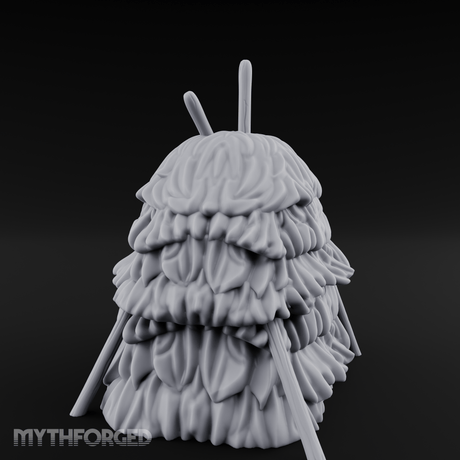 Twig-Legged Haystack Shelter Miniature for Dungeons and Dragons, Pathfinder or other TTRPGs