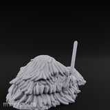 Pitchfork-Pierced Hay Pile Miniature for Dungeons and Dragons, Pathfinder or other TTRPGs