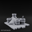 Straw-Stuffed Grain Sack Cluster Miniature for Dungeons and Dragons, Pathfinder or other TTRPGs