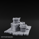 Straw-Stuffed Grain Sack Cluster Miniature for Dungeons and Dragons, Pathfinder or other TTRPGs