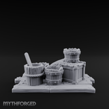 Straw-Stuffed Grain Sack Cluster Miniature for Dungeons and Dragons, Pathfinder or other TTRPGs