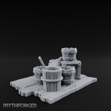 Straw-Stuffed Grain Sack Cluster Miniature for Dungeons and Dragons, Pathfinder or other TTRPGs