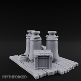 Corked Milk Bottle Collection Miniature for Dungeons and Dragons, Pathfinder or other TTRPGs
