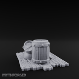 Burlap-Bound Merchant Supply Sacks Miniature for Dungeons and Dragons, Pathfinder or other TTRPGs
