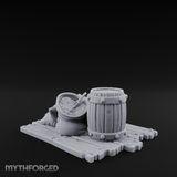 Burlap-Bound Merchant Supply Sacks Miniature for Dungeons and Dragons, Pathfinder or other TTRPGs