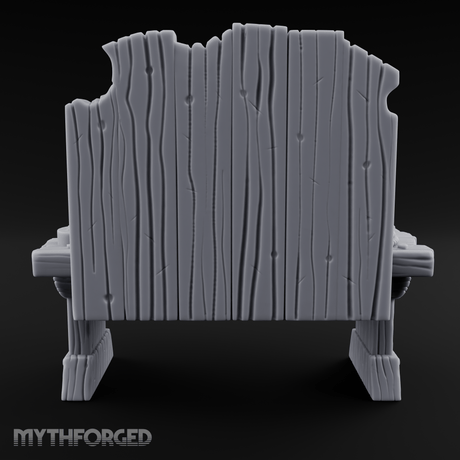 Tool-Hung Craftsman's Workbench Miniature for Dungeons and Dragons, Pathfinder or other TTRPGs