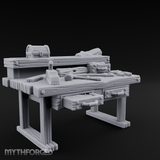 Supply-Laden Woodworker's Bench Miniature for Dungeons and Dragons, Pathfinder or other TTRPGs