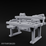 Supply-Laden Woodworker's Bench Miniature for Dungeons and Dragons, Pathfinder or other TTRPGs