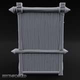 Brass-Finial Bunkbed Miniature for Dungeons and Dragons, Pathfinder or other TTRPGs