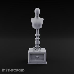 Blank-Faced Tailor's Mannequin Miniature for Dungeons and Dragons, Pathfinder or other TTRPGs