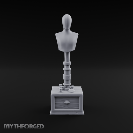 Blank-Faced Tailor's Mannequin Miniature for Dungeons and Dragons, Pathfinder or other TTRPGs