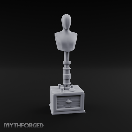 Blank-Faced Tailor's Mannequin Miniature for Dungeons and Dragons, Pathfinder or other TTRPGs