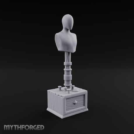 Blank-Faced Tailor's Mannequin Miniature for Dungeons and Dragons, Pathfinder or other TTRPGs