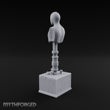Blank-Faced Tailor's Mannequin Miniature for Dungeons and Dragons, Pathfinder or other TTRPGs