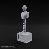 Blank-Faced Tailor's Mannequin Miniature for Dungeons and Dragons, Pathfinder or other TTRPGs