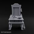 Mirror-Topped Vanity Dresser Miniature for Dungeons and Dragons, Pathfinder or other TTRPGs