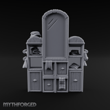 Mirror-Fronted Vanity Dresser Miniature for Dungeons and Dragons, Pathfinder or other TTRPGs