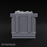 Pillow-Laden Canopy Bed Miniature for Dungeons and Dragons, Pathfinder or other TTRPGs