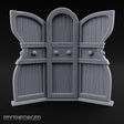 Arched-Panel Dressing Screen Miniature for Dungeons and Dragons, Pathfinder or other TTRPGs