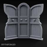 Arched-Panel Dressing Screen Miniature for Dungeons and Dragons, Pathfinder or other TTRPGs
