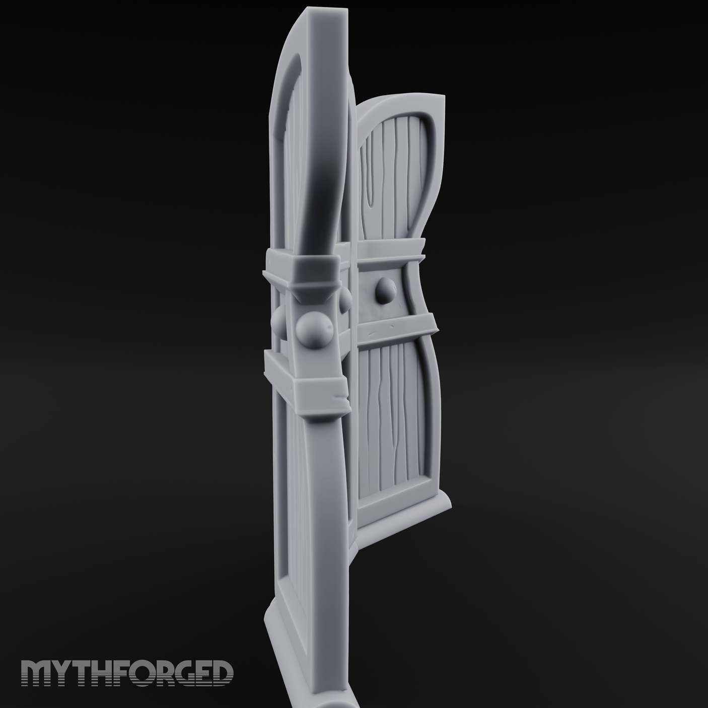 Arched-Panel Dressing Screen Miniature for Dungeons and Dragons, Pathfinder or other TTRPGs