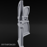 Arched-Panel Dressing Screen Miniature for Dungeons and Dragons, Pathfinder or other TTRPGs