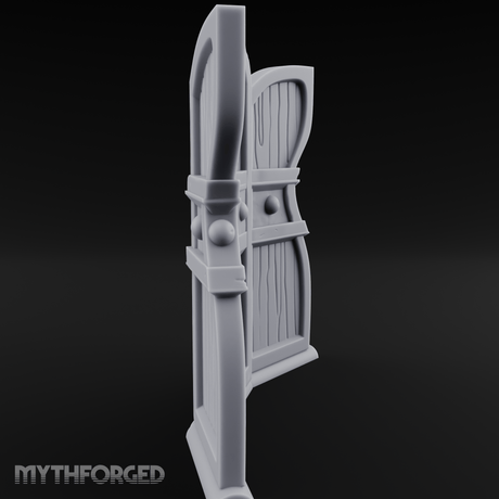Arched-Panel Dressing Screen Miniature for Dungeons and Dragons, Pathfinder or other TTRPGs