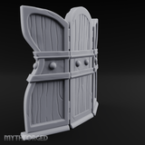 Arched-Panel Dressing Screen Miniature for Dungeons and Dragons, Pathfinder or other TTRPGs