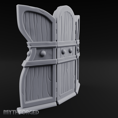 Arched-Panel Dressing Screen Miniature for Dungeons and Dragons, Pathfinder or other TTRPGs