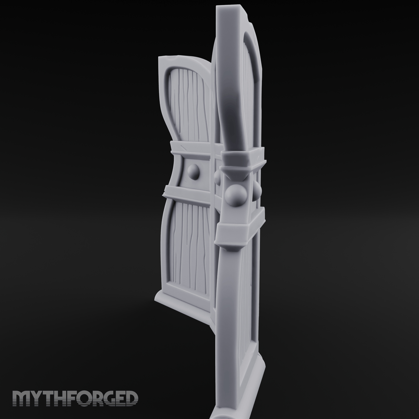 Arched-Panel Dressing Screen Miniature for Dungeons and Dragons, Pathfinder or other TTRPGs