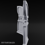 Arched-Panel Dressing Screen Miniature for Dungeons and Dragons, Pathfinder or other TTRPGs
