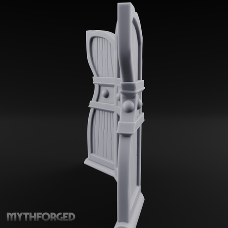 Arched-Panel Dressing Screen Miniature for Dungeons and Dragons, Pathfinder or other TTRPGs