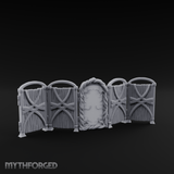 Mirrored Dressing Screen Panel Miniature for Dungeons and Dragons, Pathfinder or other TTRPGs